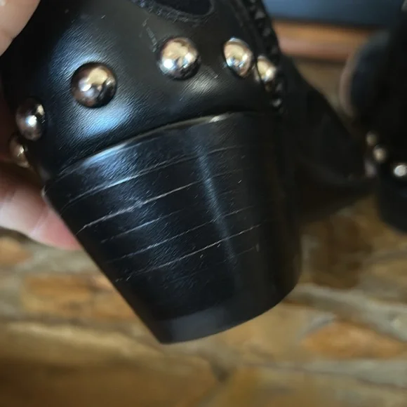 Rocketbuster Boots Black and Silver Ankle Booties - Picture 9 of 10